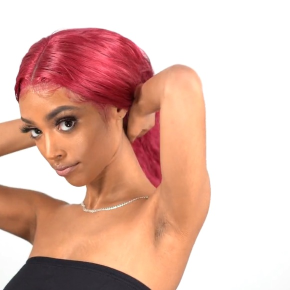 NEW Burgundy Dream Front Lace Wig 20” main image 7